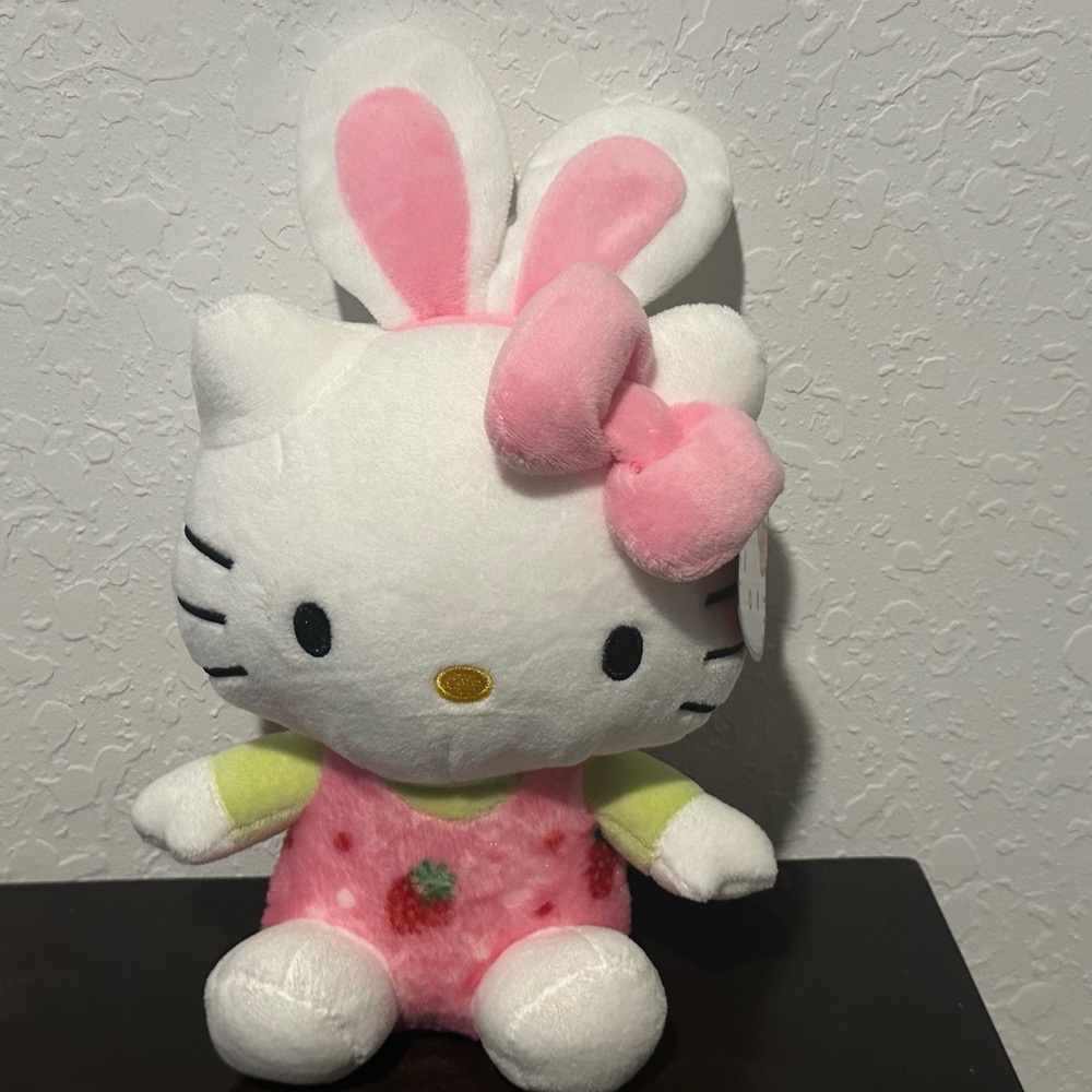 Hello Kitty Stuffy Adorable Bunny Ears Doll